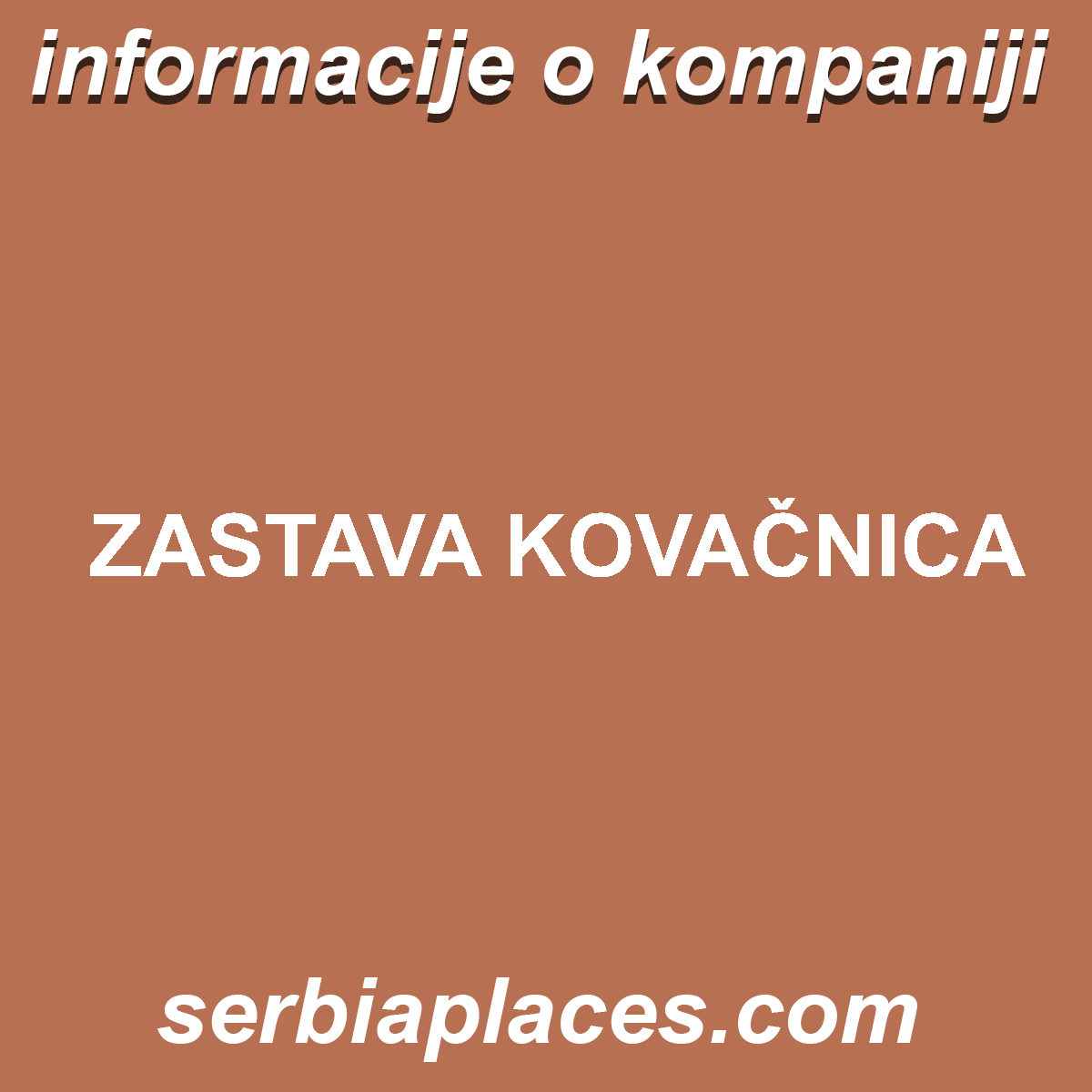 ZASTAVA KOVAČNICA