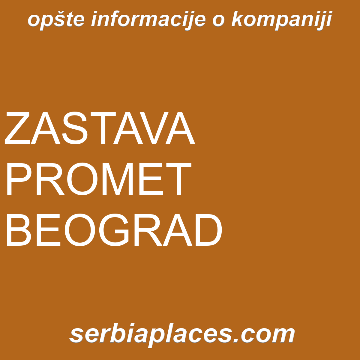 ZASTAVA PROMET BEOGRAD