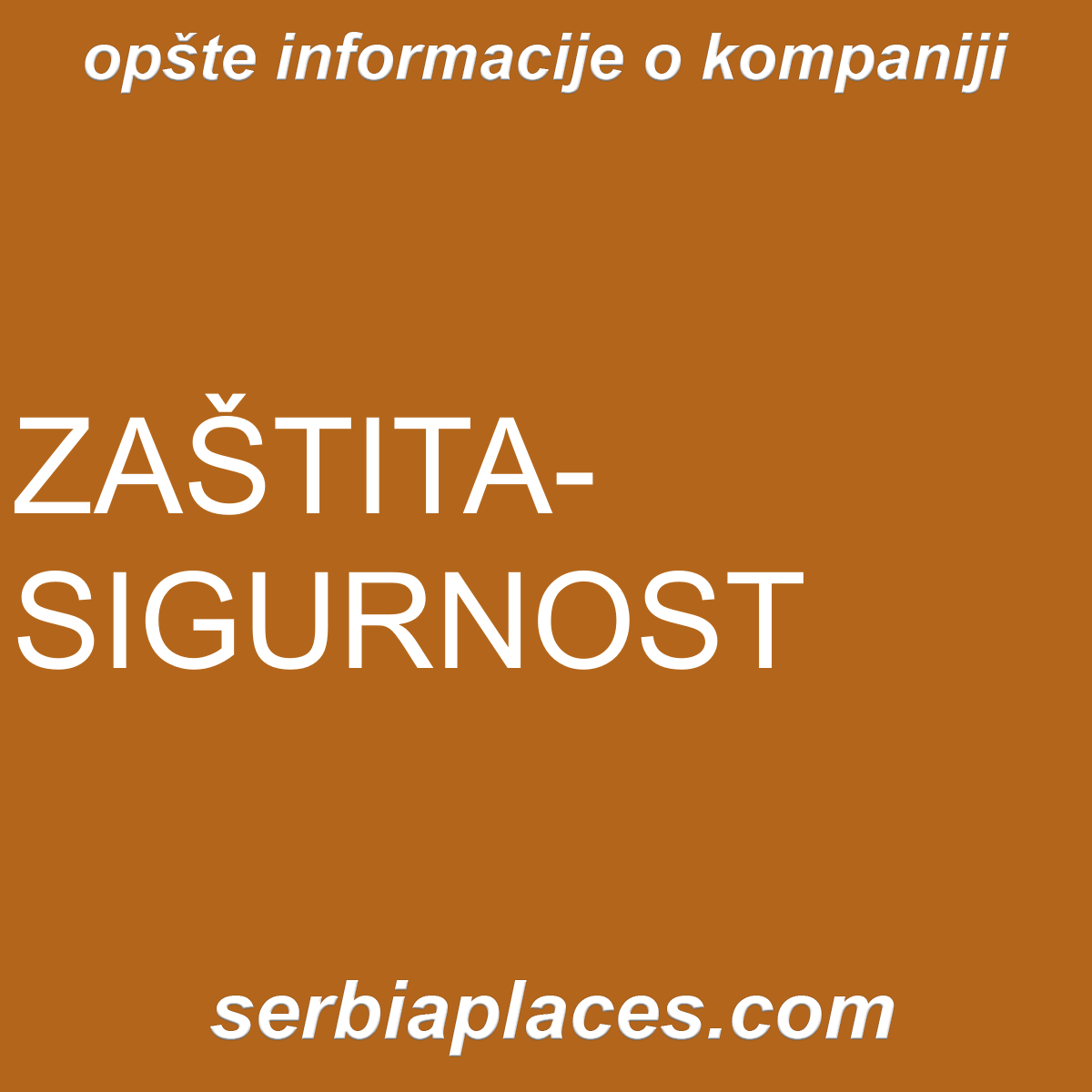 ZAŠTITA-SIGURNOST
