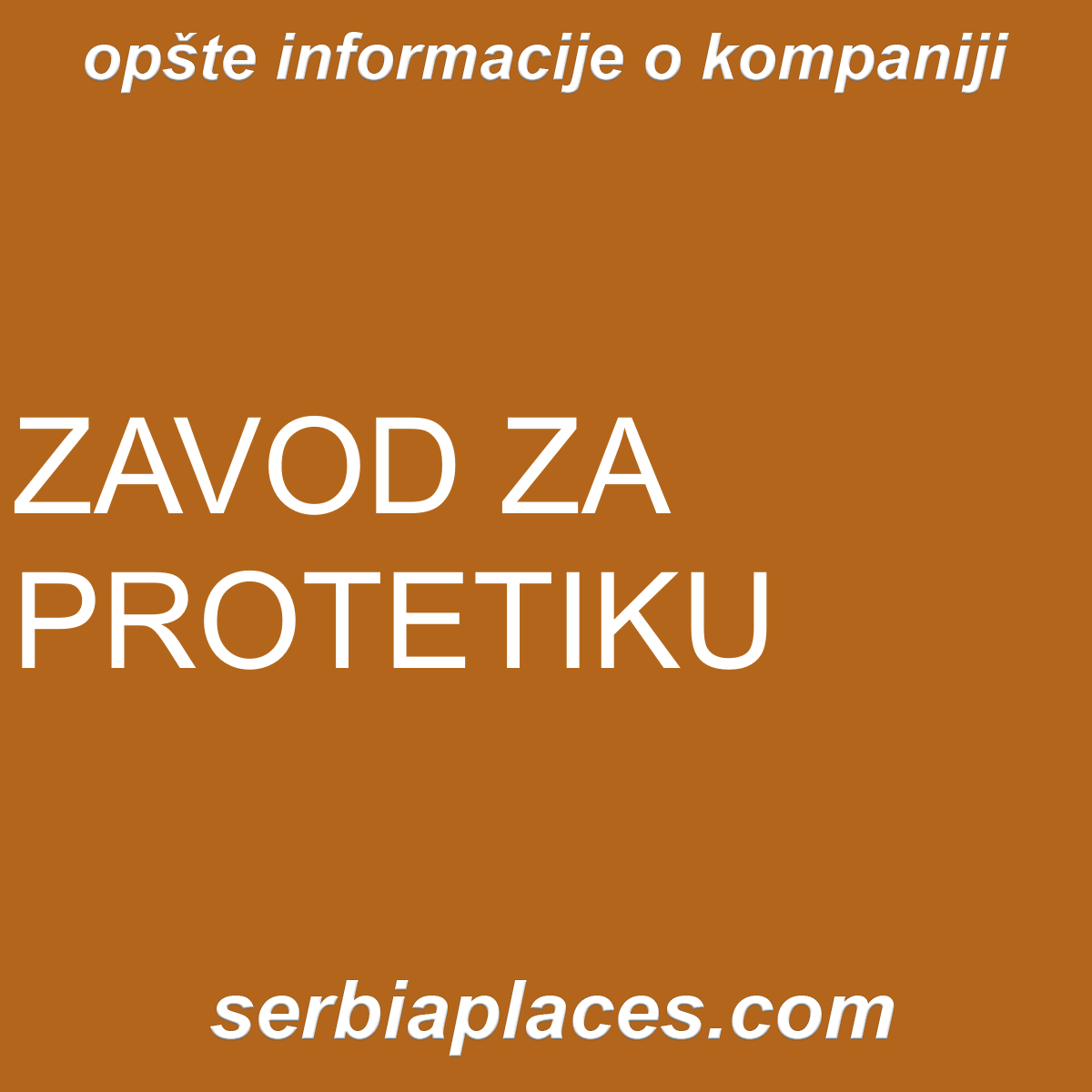 ZAVOD ZA PROTETIKU