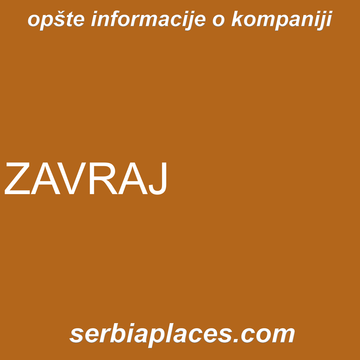 ZAVRAJ