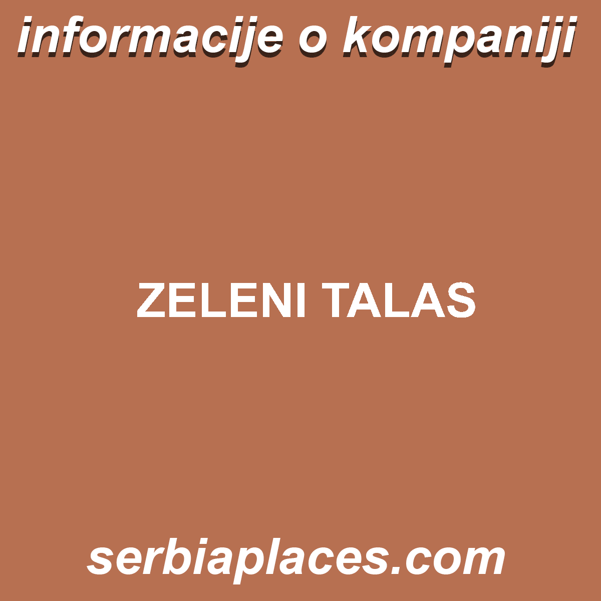 ZELENI TALAS