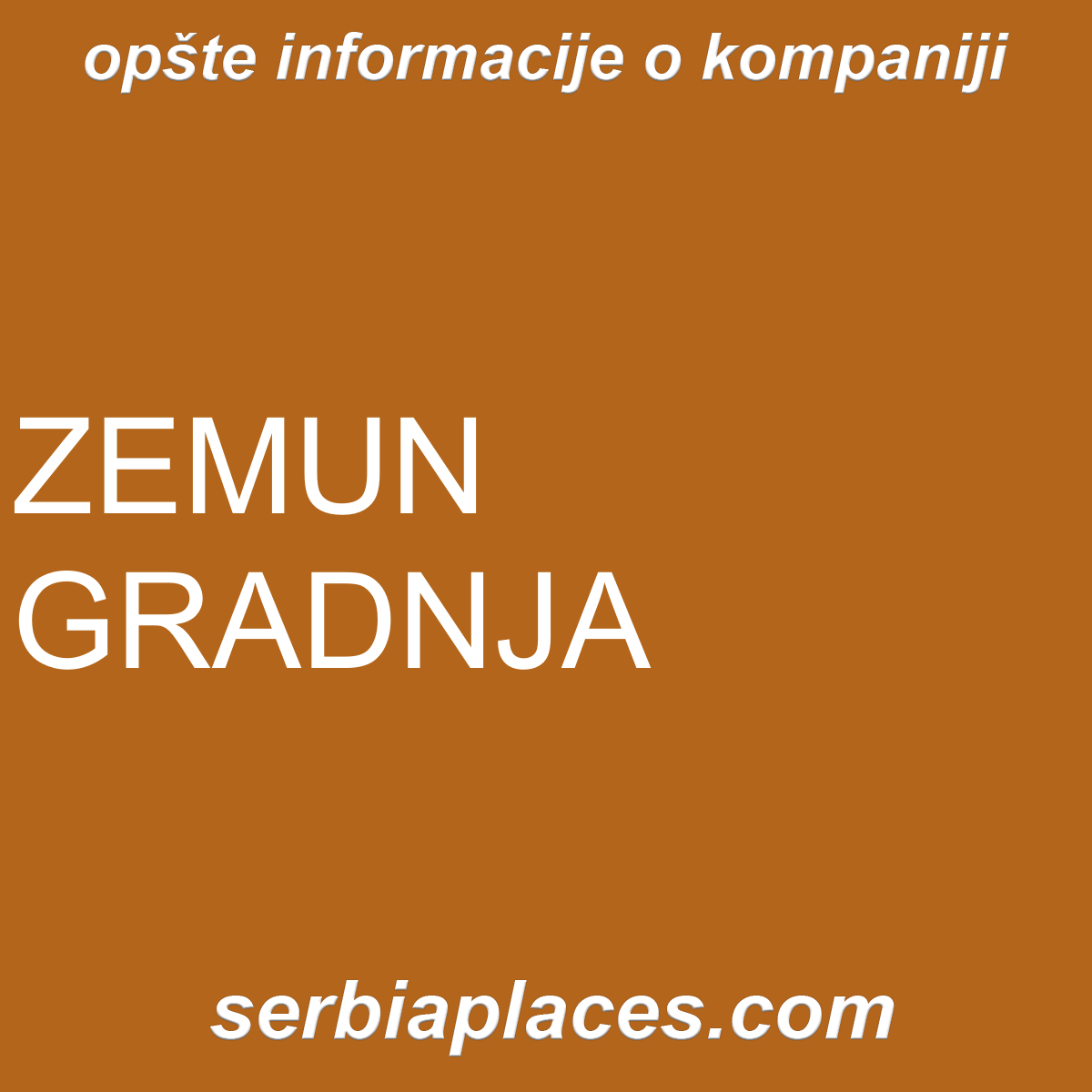 ZEMUN GRADNJA
