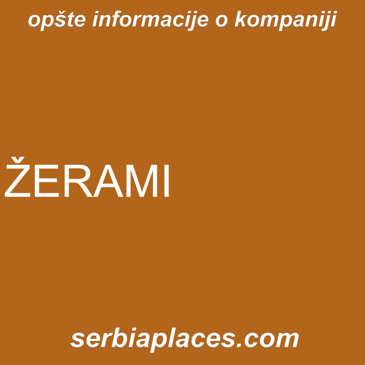 ŽERAMI