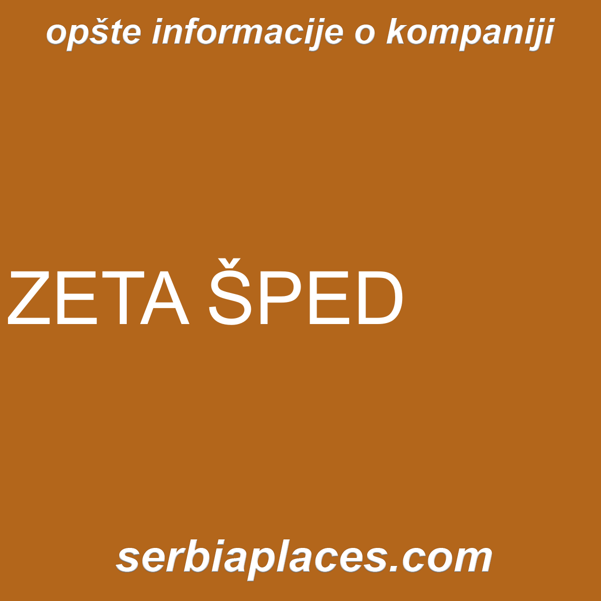 ZETA ŠPED