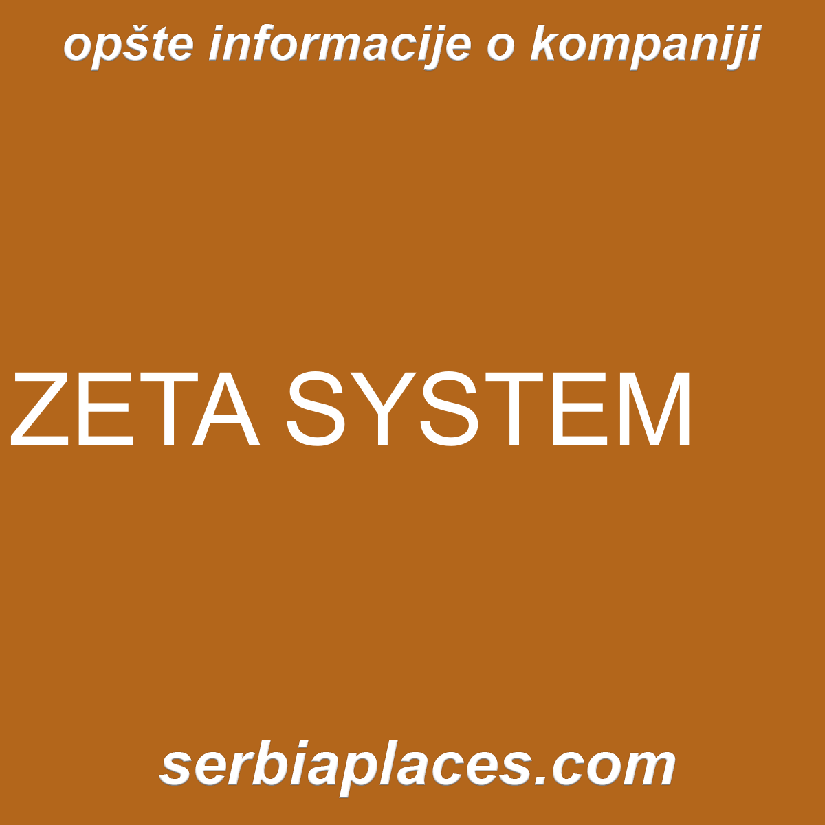 ZETA SYSTEM
