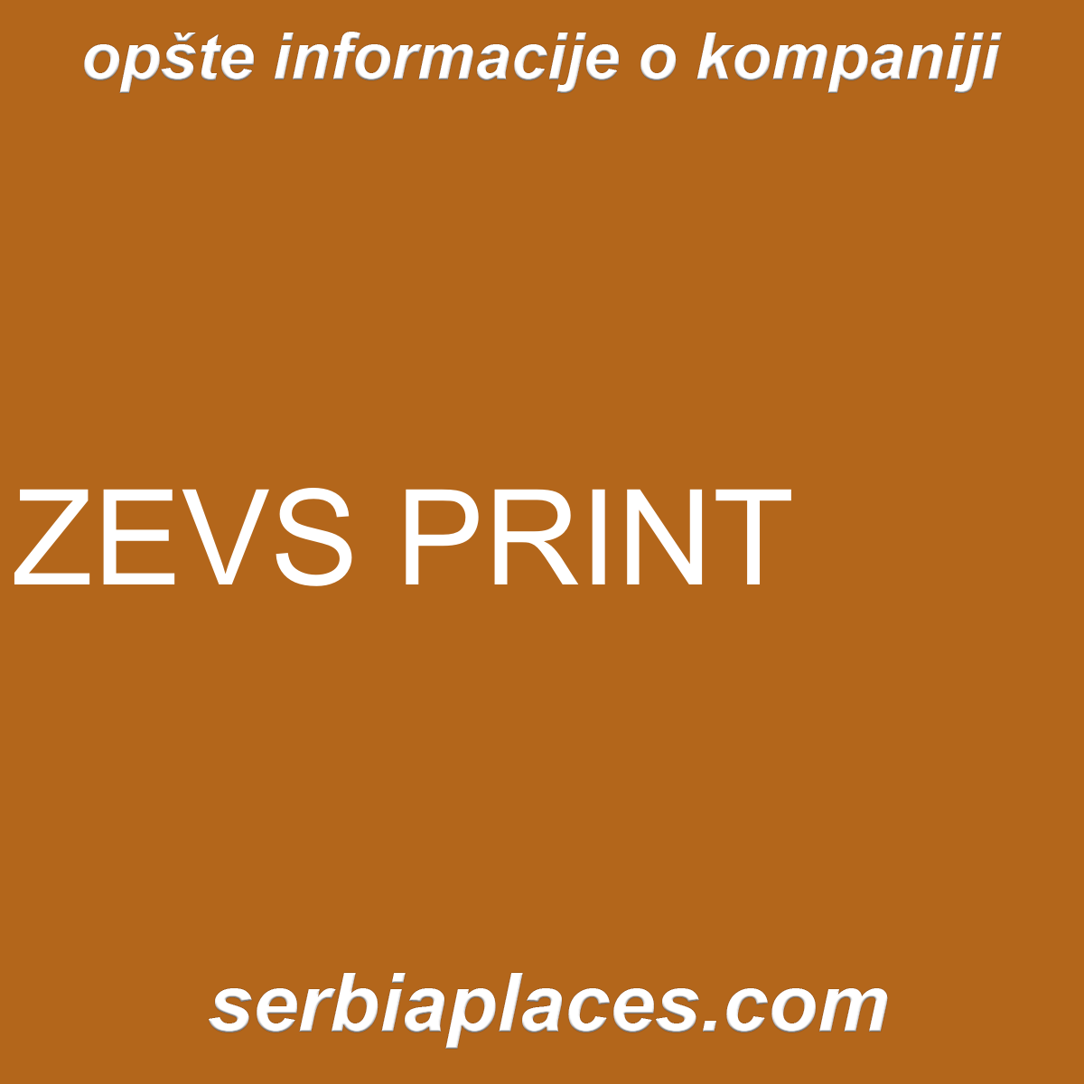 ZEVS PRINT