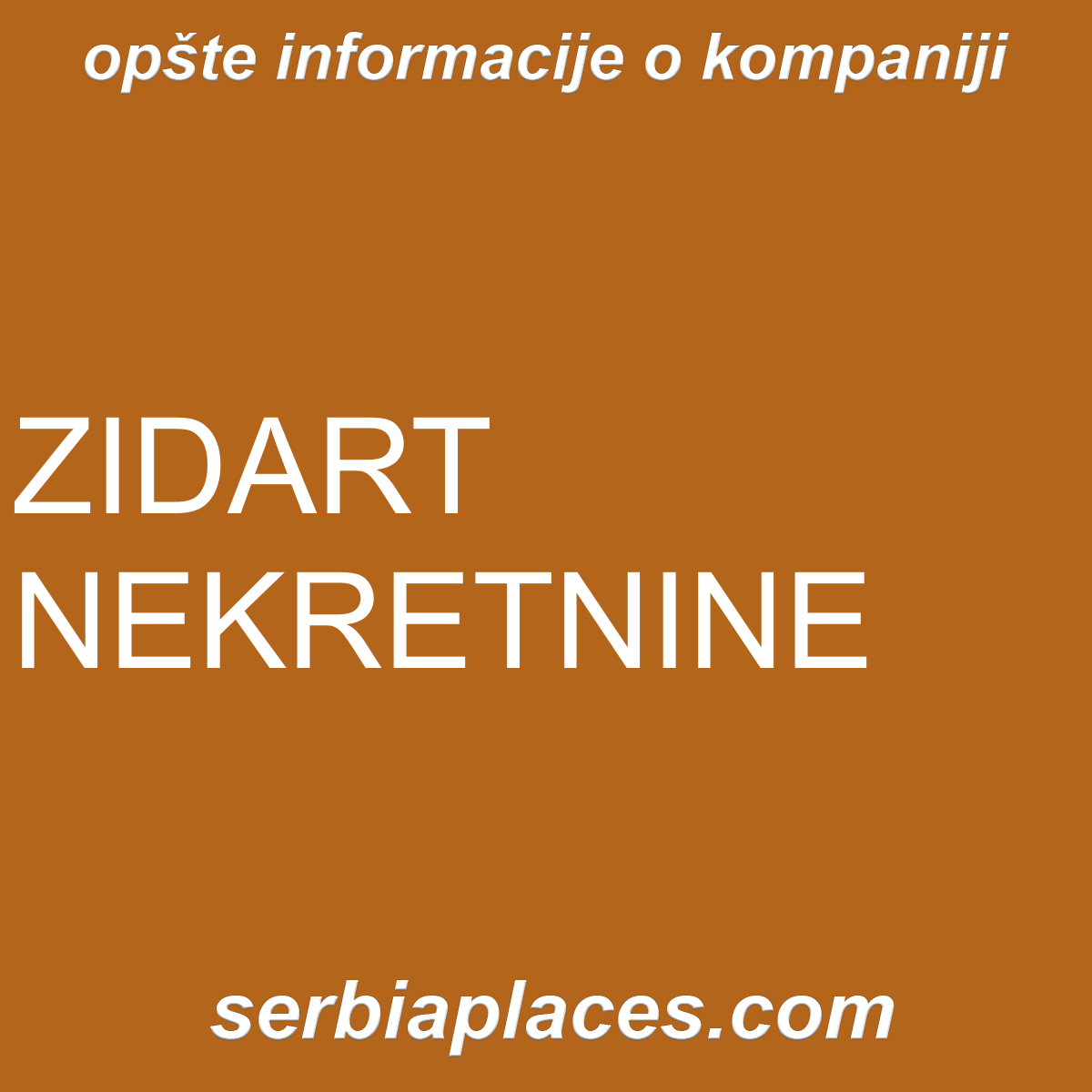 ZIDART NEKRETNINE