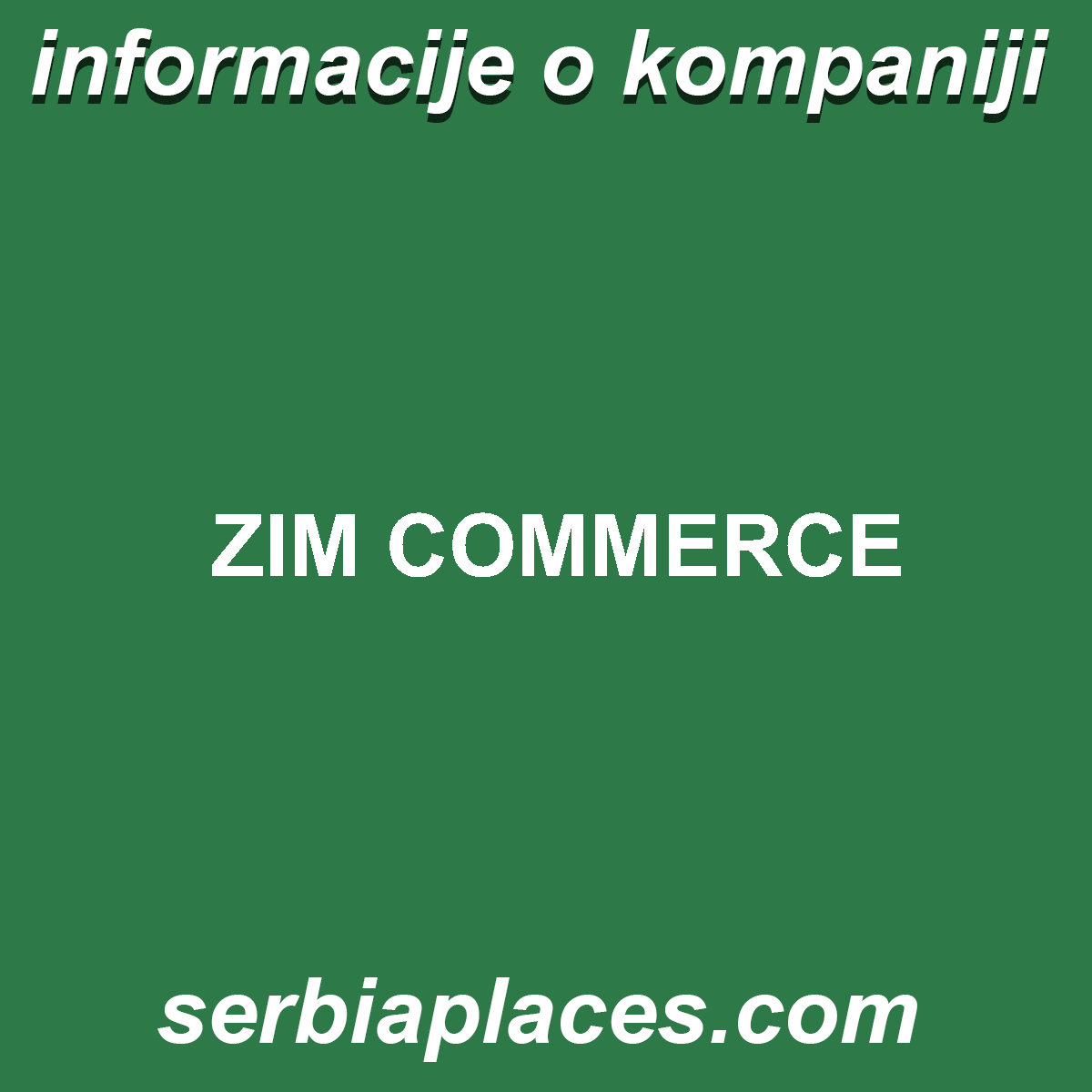 ZIM COMMERCE