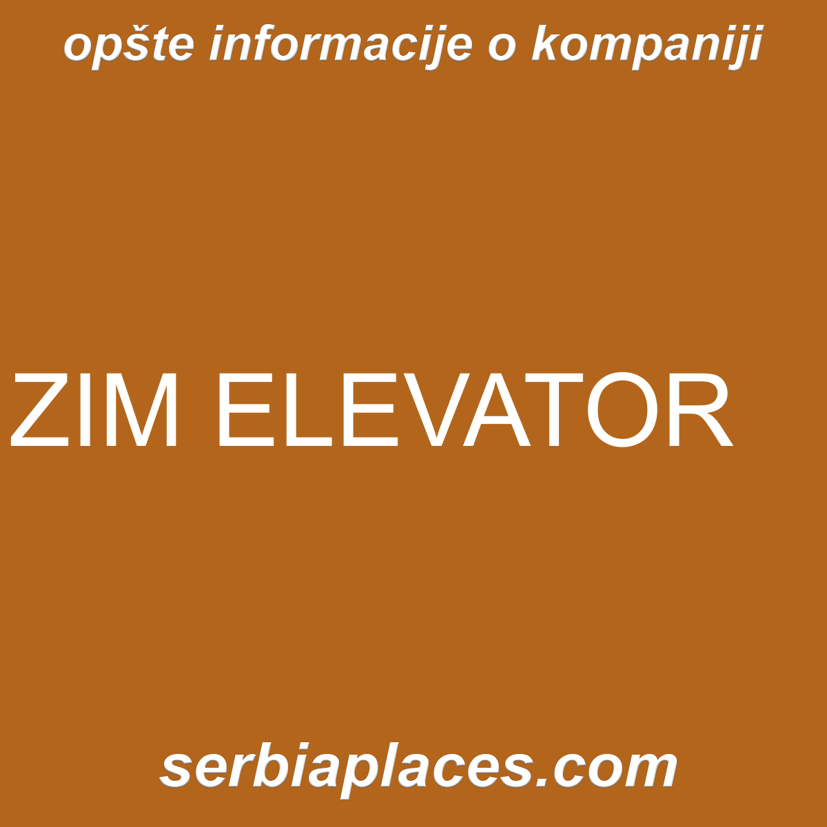 ZIM ELEVATOR
