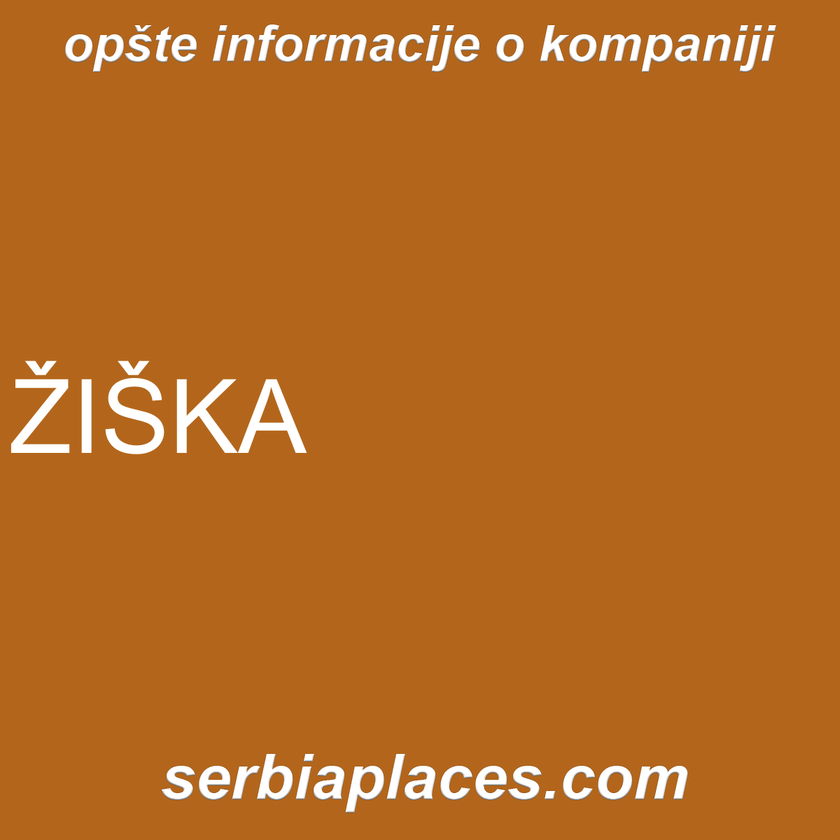 ŽIŠKA