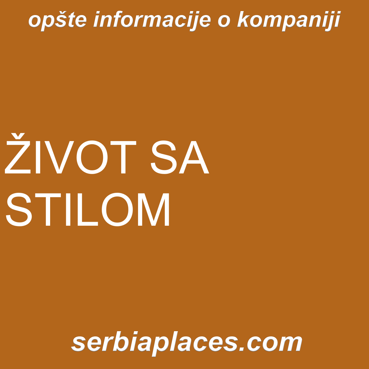 ŽIVOT SA STILOM