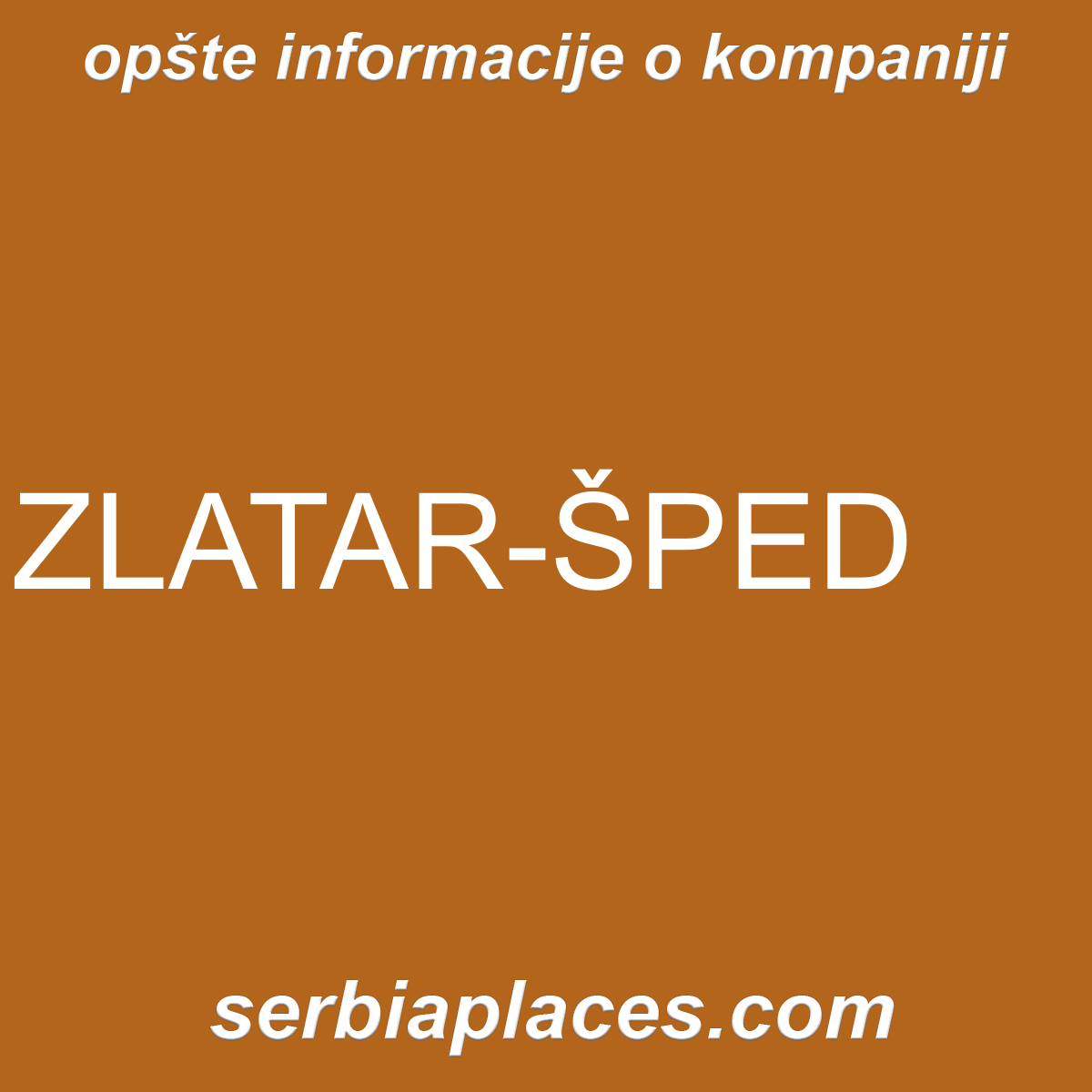 ZLATAR-ŠPED