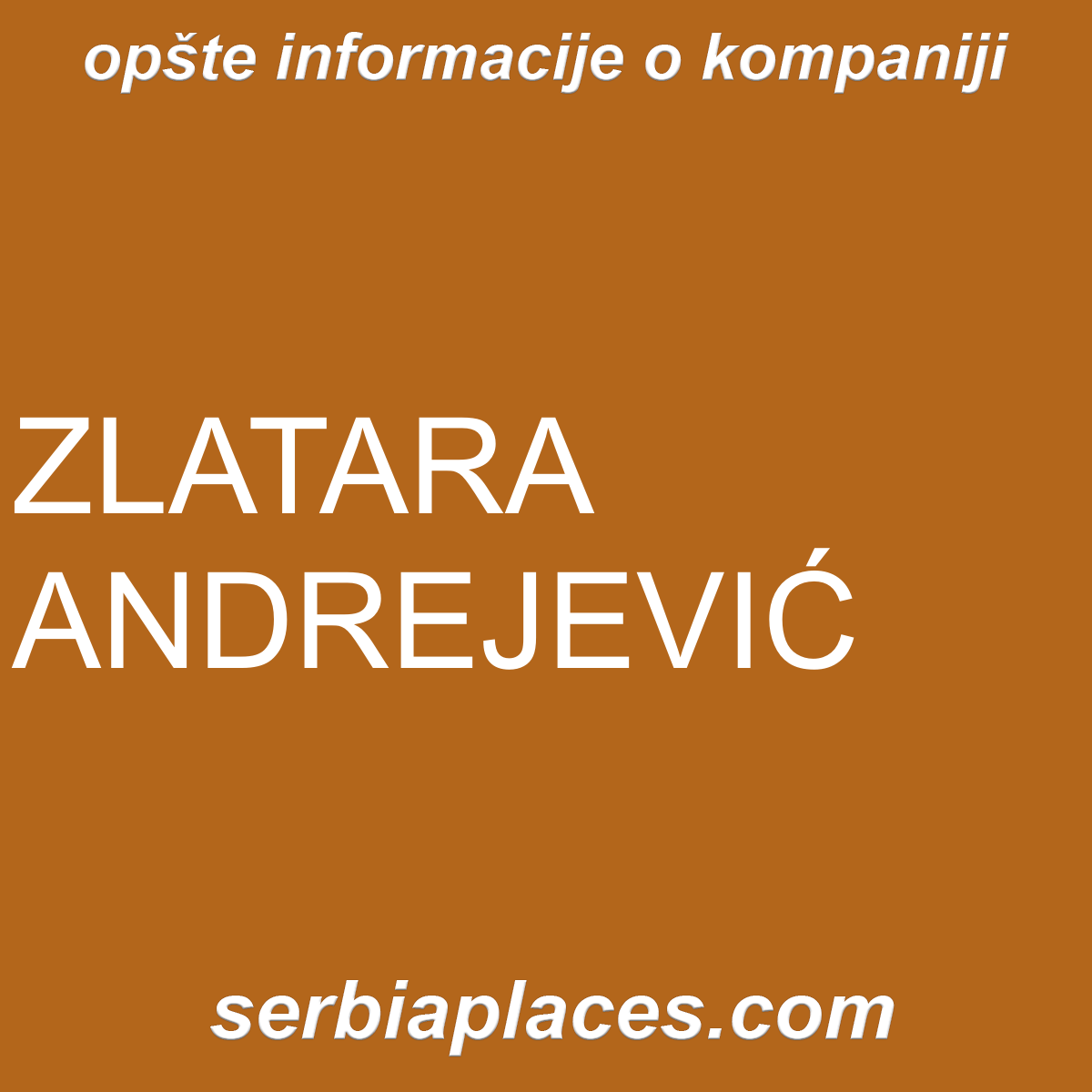 ZLATARA ANDREJEVIĆ