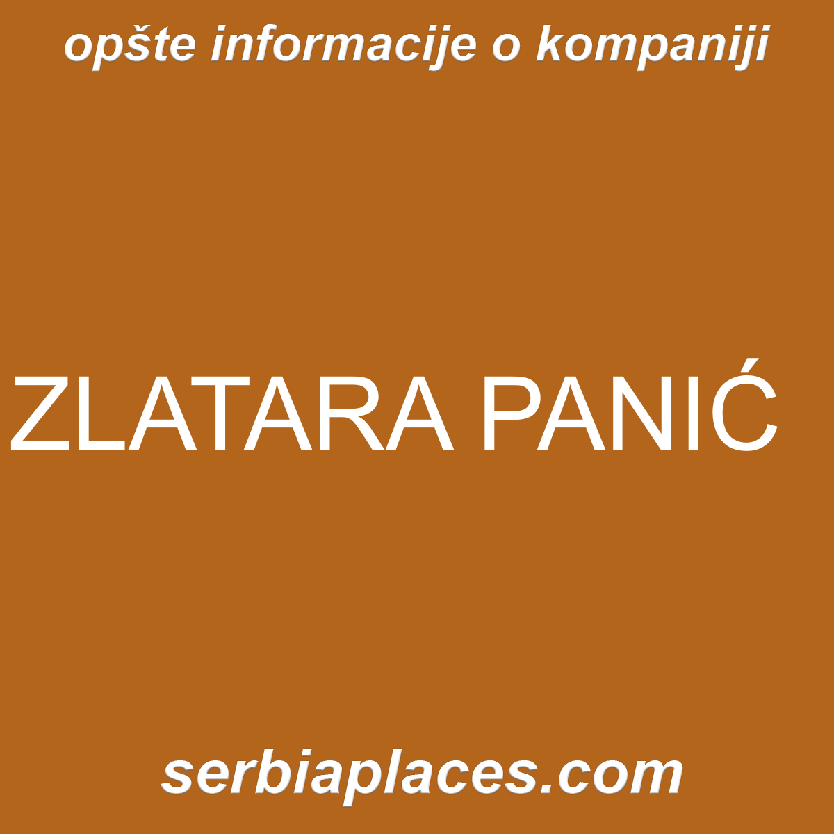 ZLATARA PANIĆ