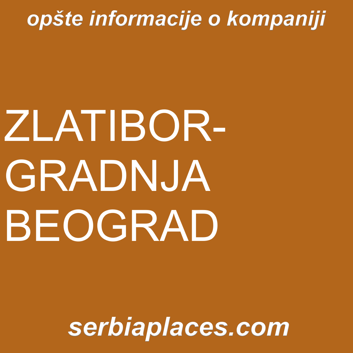 ZLATIBOR-GRADNJA BEOGRAD