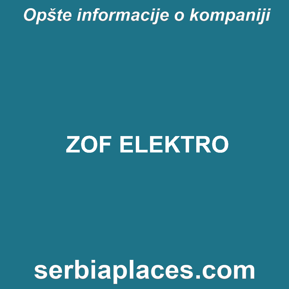 ZOF ELEKTRO