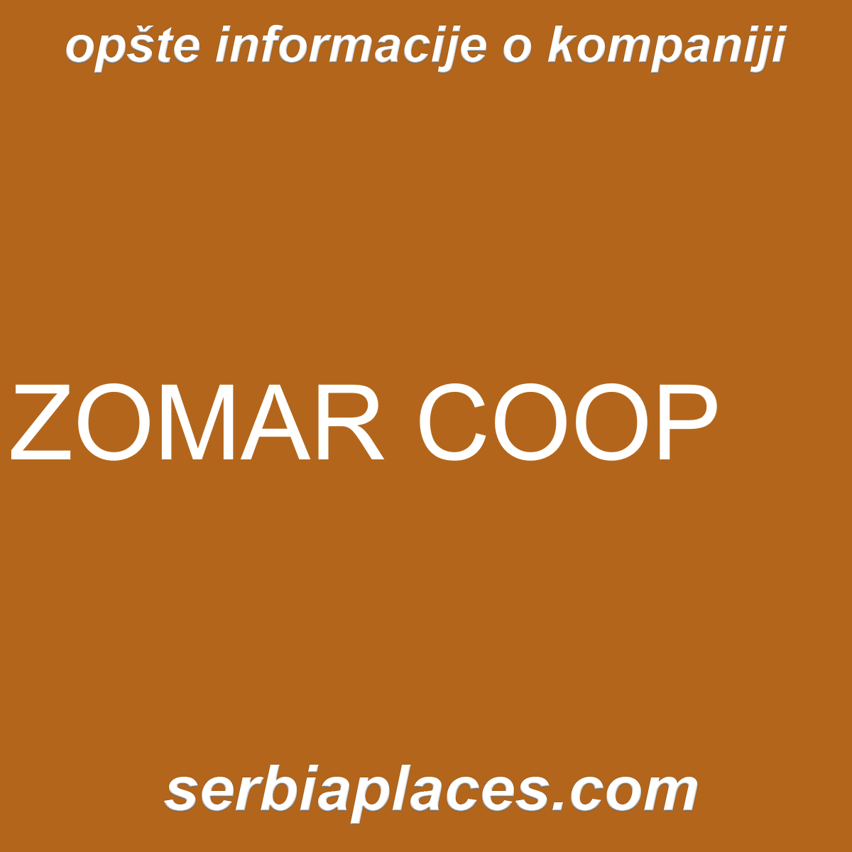 ZOMAR COOP