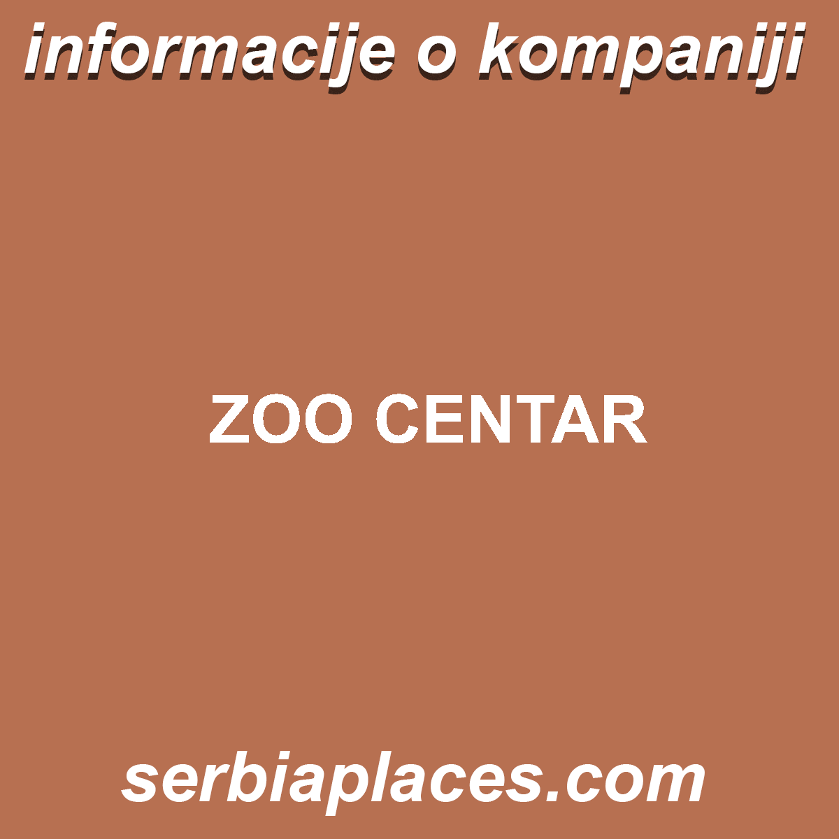 ZOO CENTAR