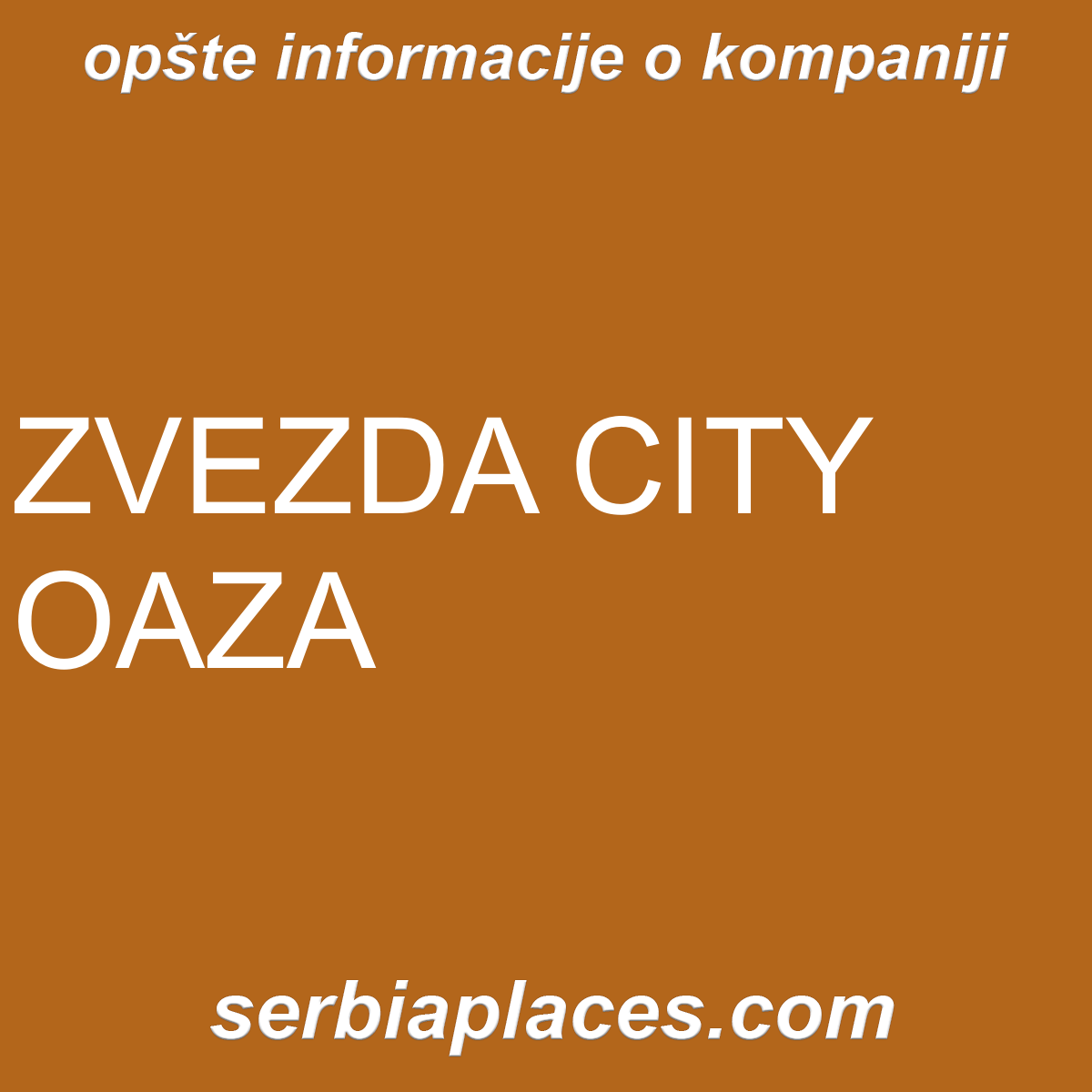 ZVEZDA CITY OAZA